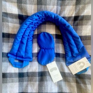 Weighted Satin Neck Wrap and Eye Mask